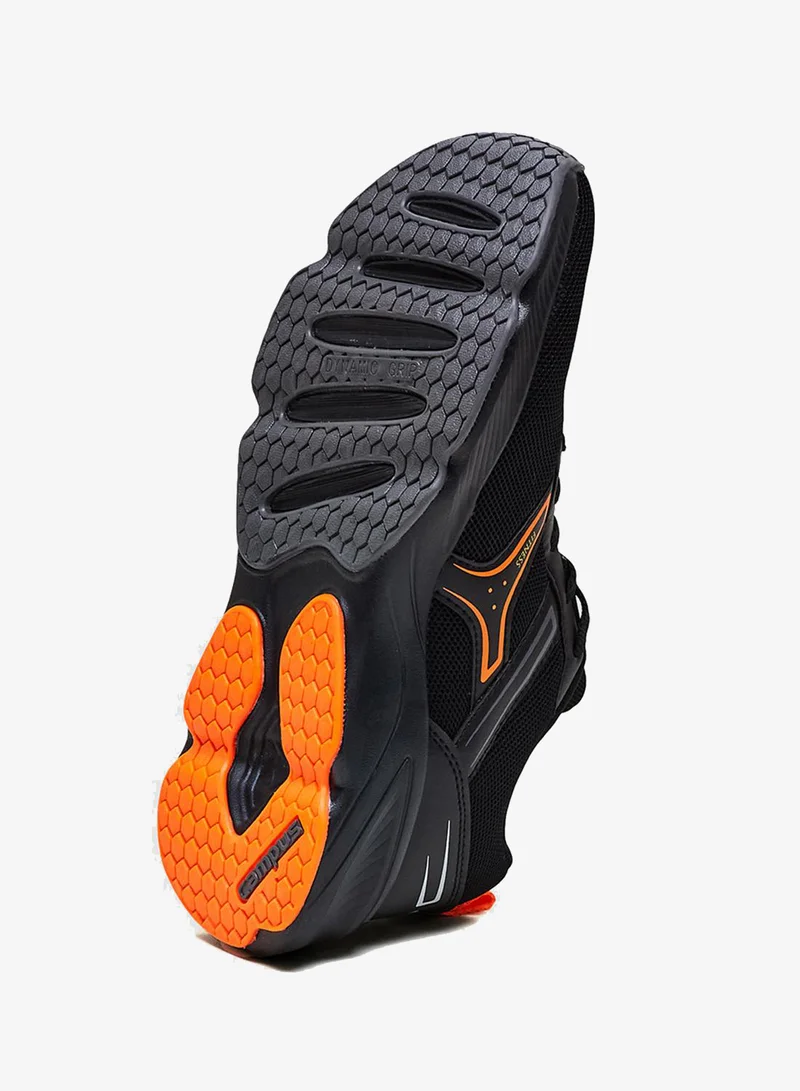 CAMPUS Blk/N.Org Men's Low-Top Sneakers - Lightweight, Minimalist Designed for Style for Men | Best Price UAE